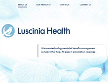 Tablet Screenshot of lusciniahealth.com
